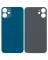 iPhone 12 Mini için 3M Yapışkanlı Arka Cam (Logosuz / Büyük Kamera Deliği) (Mavi)
