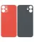 iPhone 12 Mini İçin 3M Yapışkanlı Arka Cam (Logosuz / Büyük Kamera Deliği) (Kırmızı)