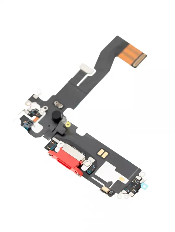 iPhone 12 için Şarj Bağlantı Noktası Esnek Kablosu (Premium) (Kırmızı) iPhone 12 için Şarj Bağlantı Noktası Esnek Kablosu (Premium) (Kırmızı)