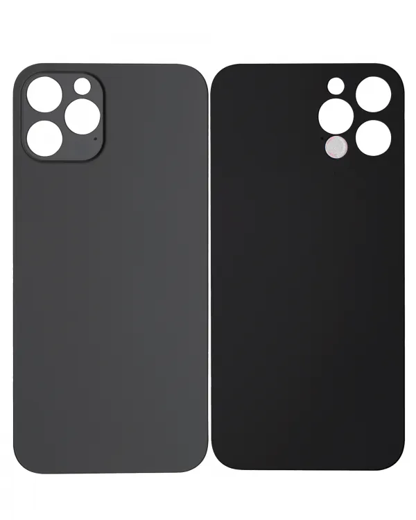 iPhone 12 Pro için 3M Yapışkanlı Arka Cam (Logosuz / Büyük Kamera Deliği) (Grafit) iPhone 12 Pro için 3M Yapışkanlı Arka Cam (Logosuz / Büyük Kamera Deliği) (Grafit)