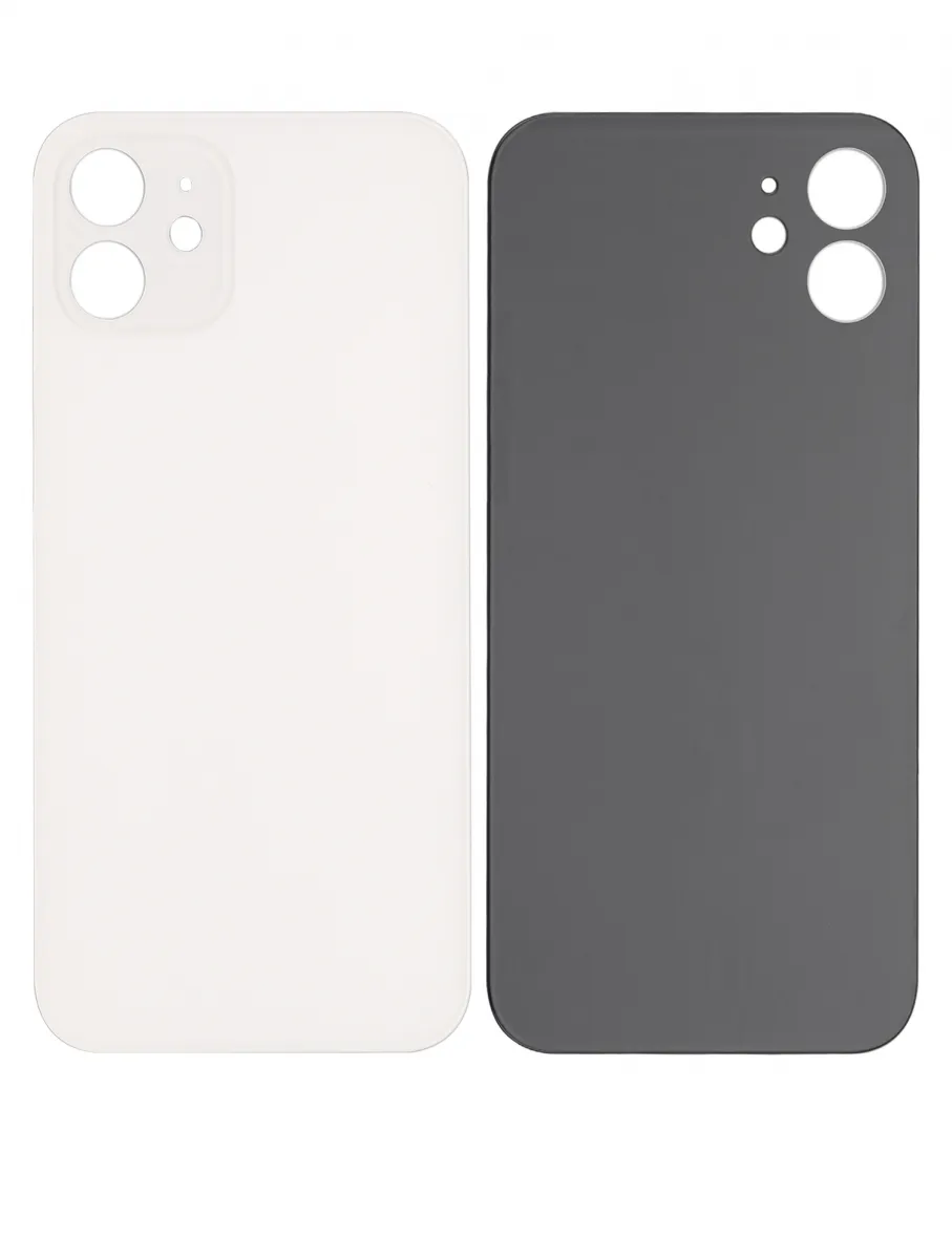 iPhone 12 için 3M Yapışkanlı Arka Cam (Logosuz / Büyük Kamera Deliği) (Beyaz) iPhone 12 için 3M Yapışkanlı Arka Cam (Logosuz / Büyük Kamera Deliği) (Beyaz)