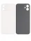 iPhone 12 için 3M Yapışkanlı Arka Cam (Logosuz / Büyük Kamera Deliği) (Beyaz)