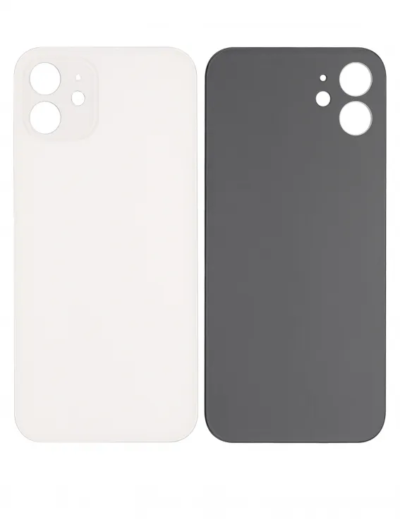 iPhone 12 için 3M Yapışkanlı Arka Cam (Logosuz / Büyük Kamera Deliği) (Beyaz) iPhone 12 için 3M Yapışkanlı Arka Cam (Logosuz / Büyük Kamera Deliği) (Beyaz)