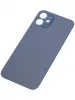 iPhone 12 İçin 3M Yapışkanlı Arka Cam (Logosuz / Büyük Kamera Deliği) (Mavi)