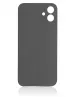 iPhone 12 İçin 3M Yapışkanlı Arka Cam (Logosuz / Büyük Kamera Deliği) (Kırmızı)