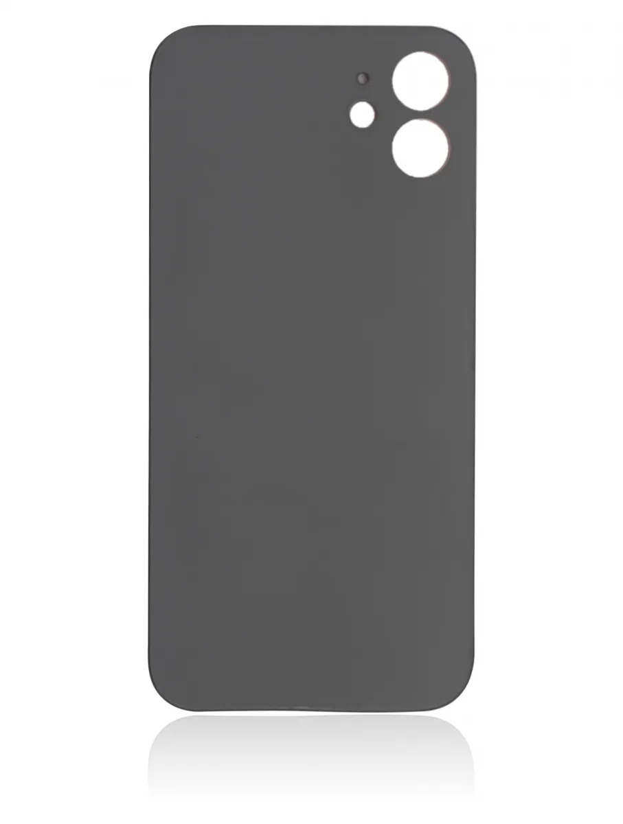 iPhone 12 İçin 3M Yapışkanlı Arka Cam (Logosuz / Büyük Kamera Deliği) (Kırmızı)