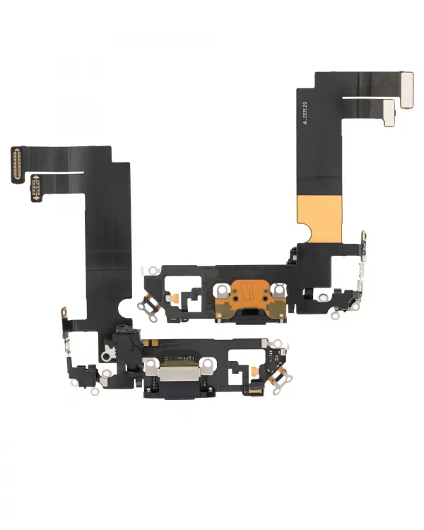 iPhone 12 Mini için Şarj Bağlantı Noktası Esnek Kablosu (Premium) (Siyah) iPhone 12 Mini için Şarj Bağlantı Noktası Esnek Kablosu (Premium) (Siyah)