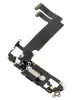 iPhone 12 Mini için Şarj Bağlantı Noktası Esnek Kablosu (Premium) (Siyah)