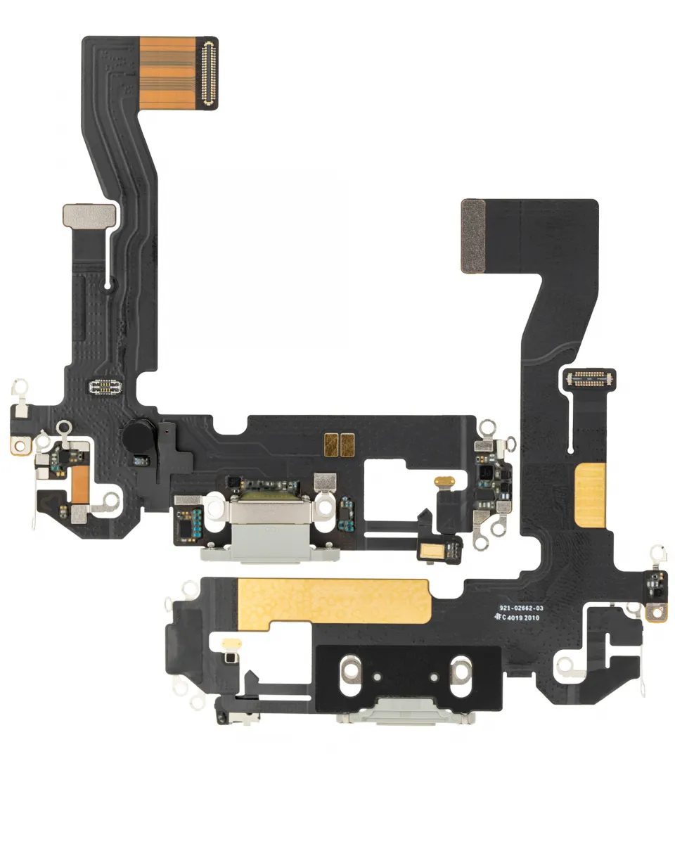 iPhone 12 Pro için Şarj Bağlantı Noktası Esnek Kablosu (Premium) (Gümüş) iPhone 12 Pro için Şarj Bağlantı Noktası Esnek Kablosu (Premium) (Gümüş)