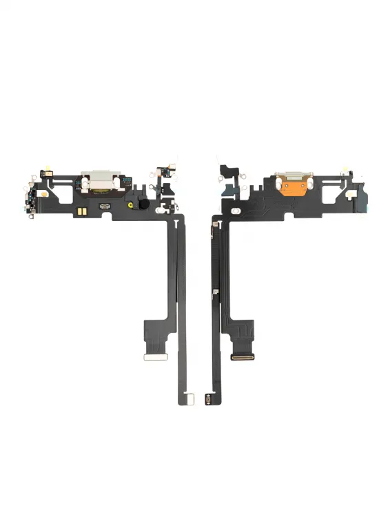 iPhone 12 Pro Max için Şarj Bağlantı Noktası Esnek Kablosu (Premium) (Gümüş) iPhone 12 Pro Max için Şarj Bağlantı Noktası Esnek Kablosu (Premium) (Gümüş)