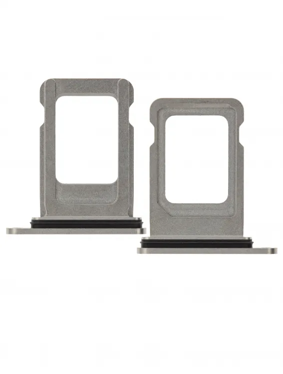 iPhone 12 Pro / 12 Pro Max / 13 Pro / 13 Pro Max için Tek Sim Kart Tepsisi (Gümüş)