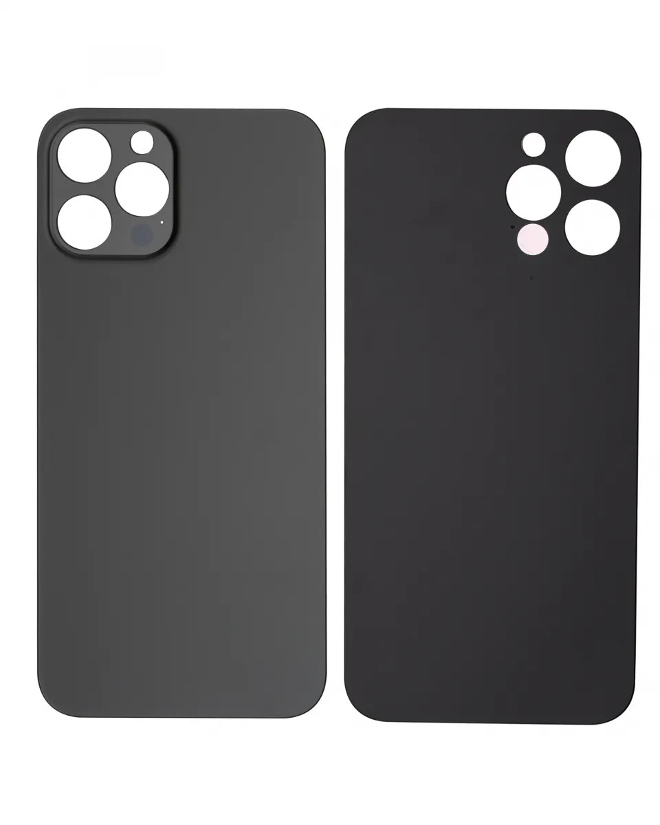 iPhone 12 Pro Max İçin 3M Yapışkanlı Arka Cam (Logosuz / Büyük Kamera Deliği) (Grafit) iPhone 12 Pro Max İçin 3M Yapışkanlı Arka Cam (Logosuz / Büyük Kamera Deliği) (Grafit)