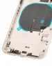 iPhone 11 Pro Max Kasa Full Set için Önceden Takılmış Küçük Bileşenlerle Arka Muhafaza (Gümüş)