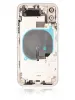 iPhone 11 Pro Max Kasa Full Set için Önceden Takılmış Küçük Bileşenlerle Arka Muhafaza (Gümüş)