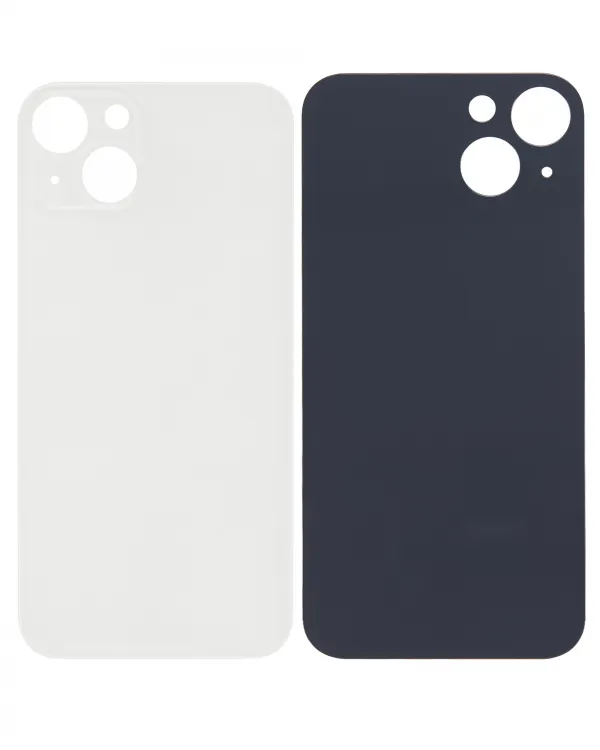 iPhone 13 için 3M Yapışkanlı Arka Cam (Logosuz / Büyük Kamera Deliği) (Starlight)