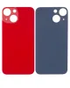 iPhone 13 Mini İçin 3M Yapışkanlı Arka Cam (Logosuz / Büyük Kamera Deliği) (Kırmızı)