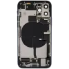 iPhone 11 Pro için Kasa Full Set Şarj Bağlantı Noktası Flex ve Küçük Parçalarla Arka Muhafaza (Mat Gece Yarısı Yeşili)