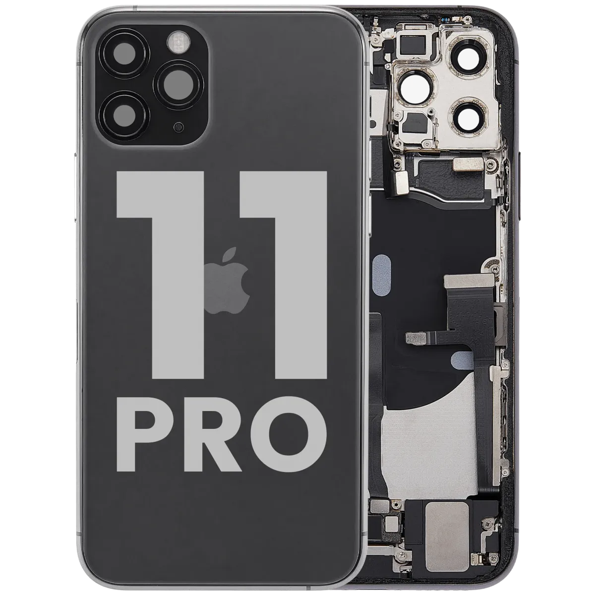 iPhone 11 Pro için Kasa Full Set Şarj Bağlantı Noktası Esnek ve Küçük Parçalarla Arka Muhafaza (Mat Uzay Grisi) iPhone 11 Pro için Kasa Full Set Şarj Bağlantı Noktası Esnek ve Küçük Parçalarla Arka Muhafaza (Mat Uzay Grisi)