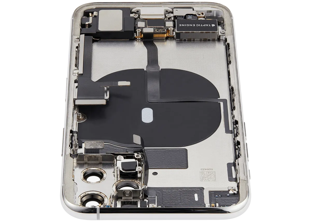 iPhone 11 Pro için Kasa Full Set Şarj Bağlantı Noktası Flex ve Küçük Parçalarla Arka Muhafaz (Gümüş) iPhone 11 Pro için Kasa Full Set Şarj Bağlantı Noktası Flex ve Küçük Parçalarla Arka Muhafaz (Gümüş)