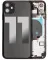 iPhone 11 için Önceden Takılmış Küçük Bileşenlerle Arka Muhafaza  (Siyah)