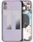 iPhone 11 için Önceden Takılmış Küçük Bileşenlerle Arka Muhafaza  (Mor)