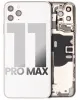 iPhone 11 Pro Max Kasa Full Set için Önceden Takılmış Küçük Bileşenlerle Arka Muhafaza (Gümüş) iPhone 11 Pro Max Kasa Full Set için Önceden Takılmış Küçük Bileşenlerle Arka Muhafaza (Gümüş)