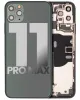 iPhone 11 Pro Max Kasa Full Set için Önceden Takılmış Küçük Bileşenlerle Arka Muhafaza (Gece Yarısı Yeşili)