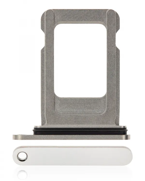 iPhone 12 Pro / 12 Pro Max / 13 Pro / 13 Pro Max için Tek Sim Kart Tepsisi (Gümüş)