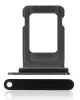 iPhone 12 Pro / 12 Pro Max / 13 Pro / 13 Pro Max için Tek Sim Kart Tepsisi (Grafit)