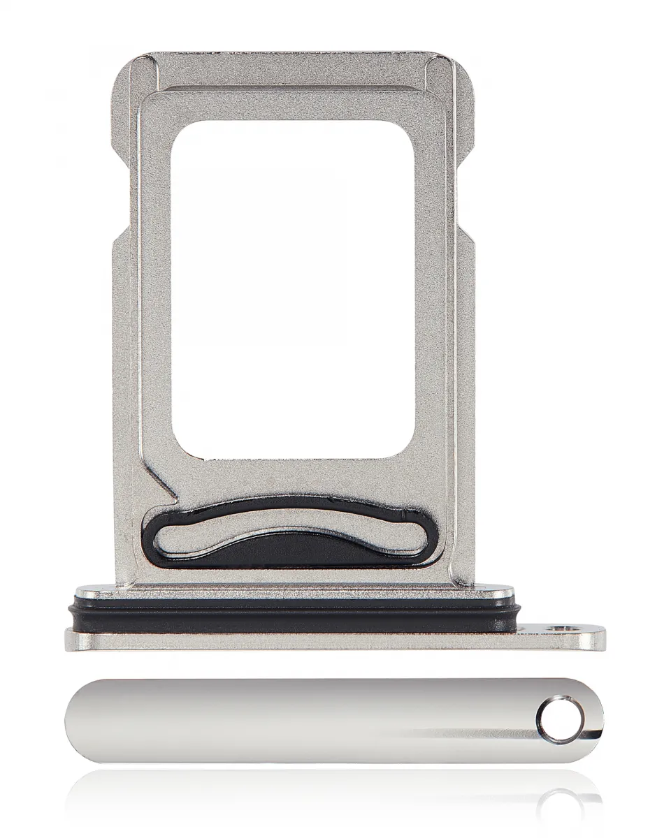 iPhone 11 Pro / 11 Pro Max için Çift Sim Kart Tepsisi (Gümüş) iPhone 11 Pro / 11 Pro Max için Çift Sim Kart Tepsisi (Gümüş)