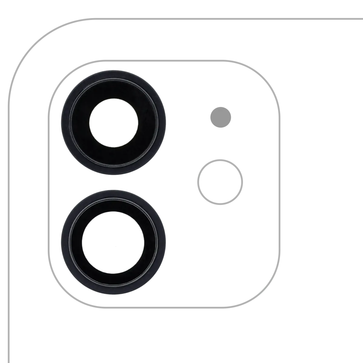 iPhone 12 / 12 Mini (Satış Sonrası Plus) (Siyah) ma için Braketli ve Çerçeveli Arka Kamera Lensi iPhone 12 / 12 Mini (Satış Sonrası Plus) (Siyah) ma için Braketli ve Çerçeveli Arka Kamera Lensi