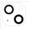 iPhone 13 / 13 Mini için Yapışkanlı Arka Kamera Lensi (Yalnızca Cam) (2 Parça Set) (Satış Sonrası Plus)
