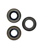 iPhone 12 Pro için Braketli ve Çerçeveli Arka Kamera Lensi (3 Parça Set) (Satış Sonrası Plus) (Altın)