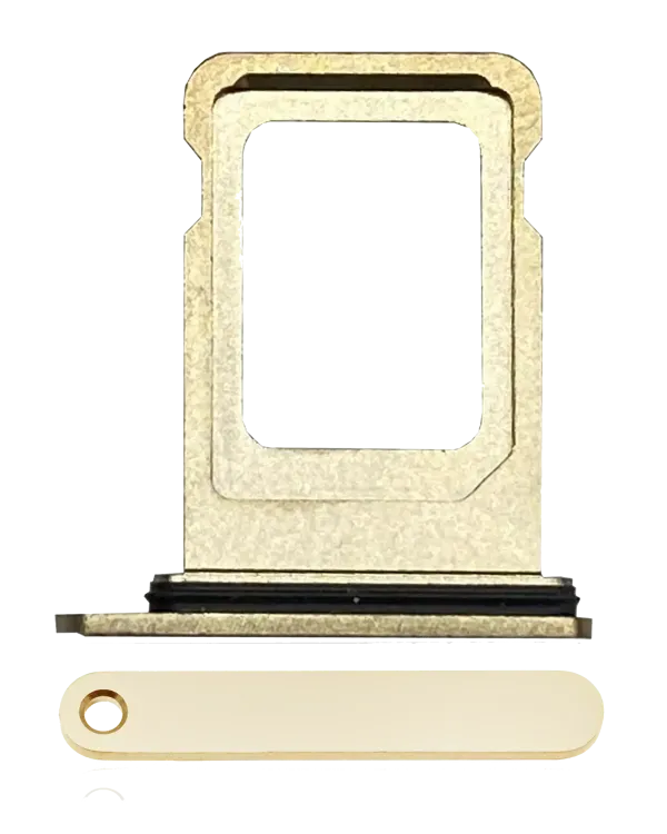 iPhone 12 Pro / 12 Pro Max / 13 Pro / 13 Pro Max için Tek Sim Kart Tepsisi (Altın)