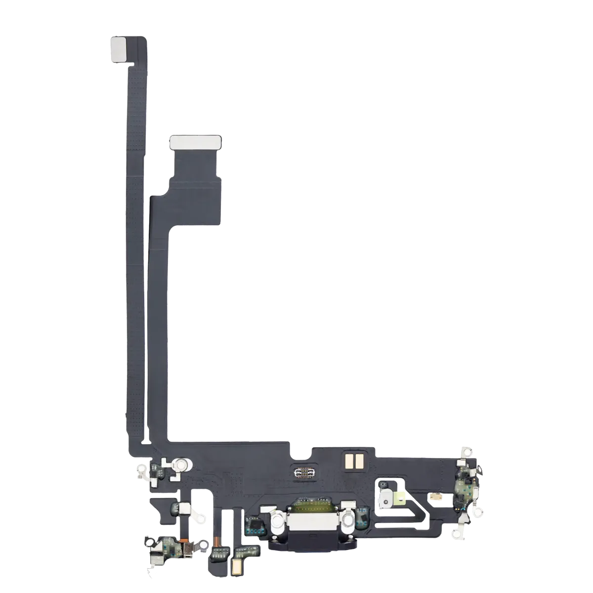 iPhone 12 Pro Max için Şarj Bağlantı Noktası Esnek Kablosu (Premium) (Grafit) iPhone 12 Pro Max için Şarj Bağlantı Noktası Esnek Kablosu (Premium) (Grafit)