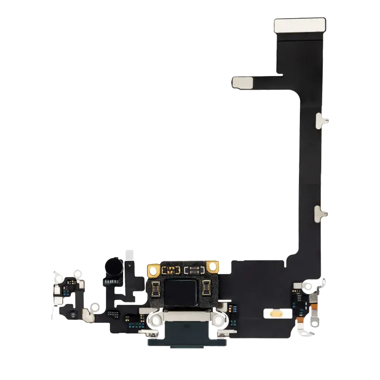 iPhone 11 Pro (Premium) (Gece Yarısı Yeşili) için Kartlı Şarj Bağlantı Noktası Flex Kablosu