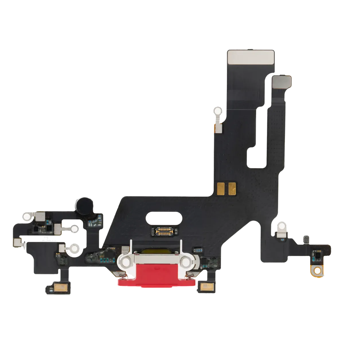 iPhone 11 için Şarj Bağlantı Noktası Esnek Kablosu (Premium) (Kırmızı) iPhone 11 için Şarj Bağlantı Noktası Esnek Kablosu (Premium) (Kırmızı)
