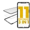 iPhone 11 Pro Max (OCA Master) için 3'ü 1 arada (Önceden Takılmış OCA + Çerçeveli Cam)