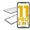 iPhone 11 Pro (OCA Master) için 3'ü 1 arada (Önceden Takılmış OCA + Çerçeveli Cam)