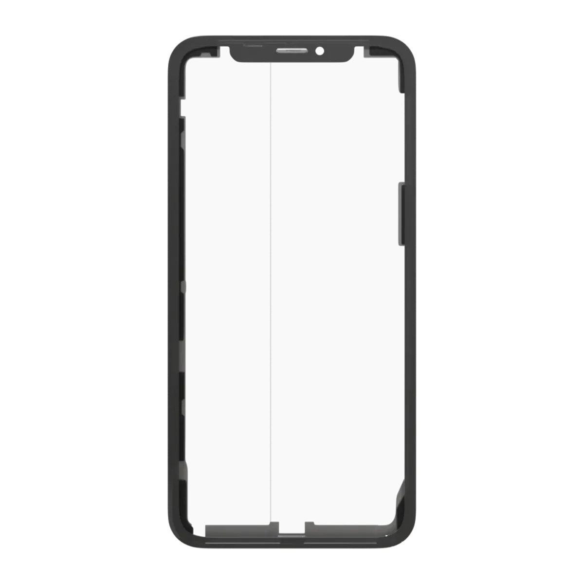 iPhone 11 (OCA Master) için 3'ü 1 Arada (Önceden Takılmış OCA + Çerçeveli Cam) (2'li Paket)