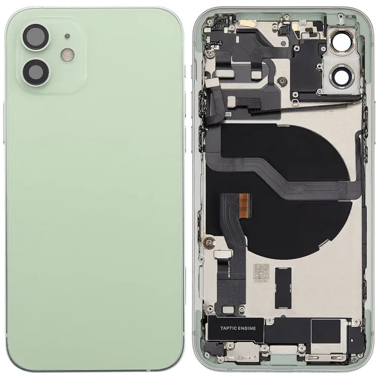 iPhone 12 için Kasa Full Set Şarj Bağlantı Noktası Flex ve Küçük Parçalarla Arka Muhafaza (AB / Global Versiyon)(Yeşil) iPhone 12 için Kasa Full Set Şarj Bağlantı Noktası Flex ve Küçük Parçalarla Arka Muhafaza (AB / Global Versiyon)(Yeşil)