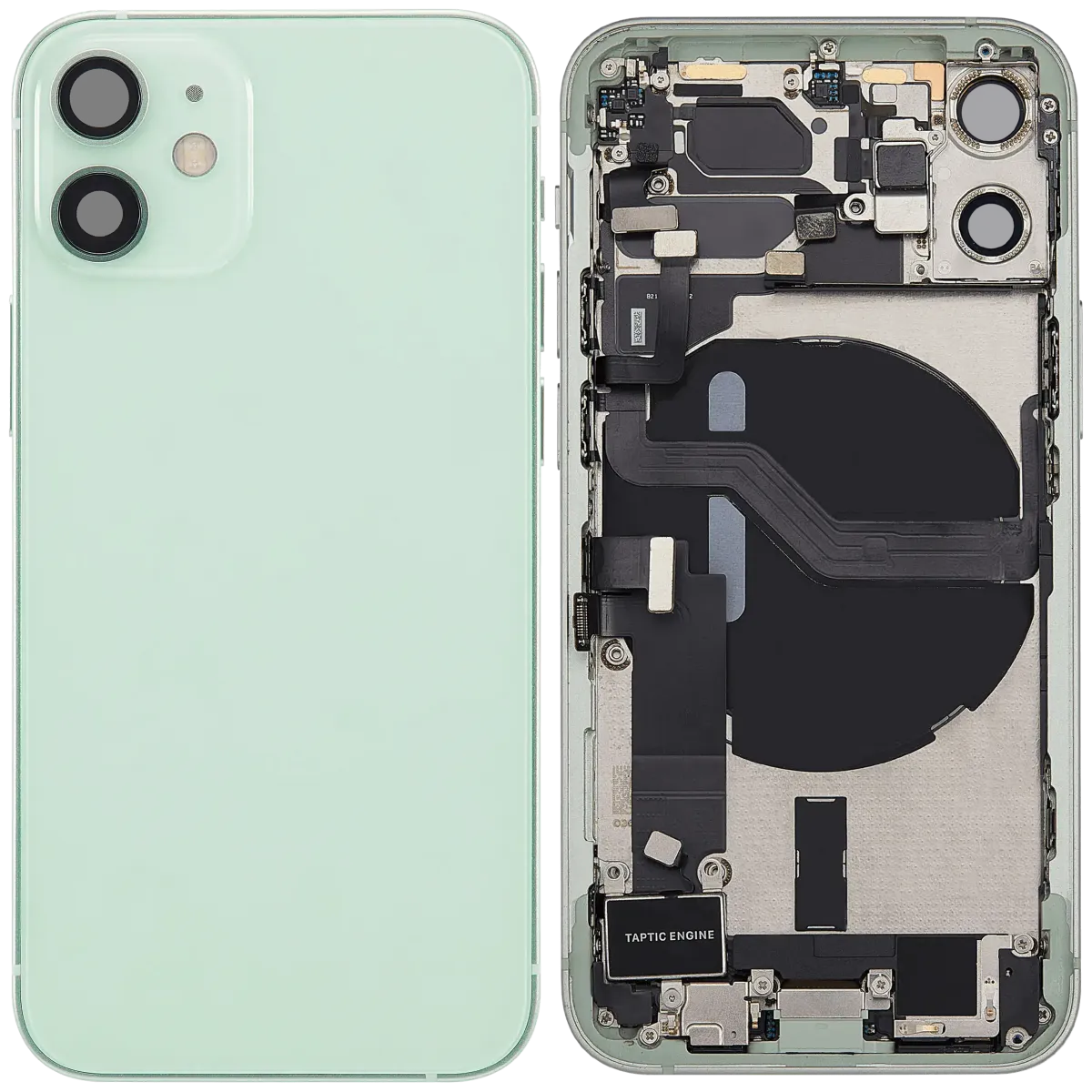 iPhone 12 Mini için Şarj Bağlantı Noktası Esnek ve Küçük Parçalarla Arka Muhafaza (AB / Global Versiyon) (Kullanılan OEM Çekme: Sınıf C) (Yeşil) iPhone 12 Mini için Şarj Bağlantı Noktası Esnek ve Küçük Parçalarla Arka Muhafaza (AB / Global Versiyon) (Kullanılan OEM Çekme: Sınıf C) (Yeşil)