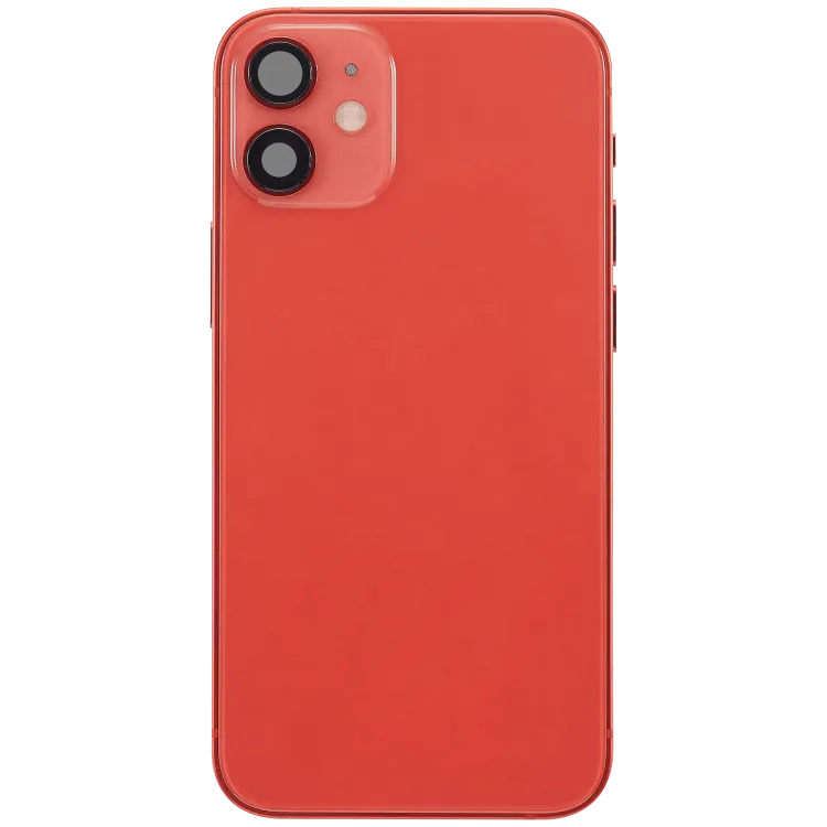 iPhone 12 Mini için Kasa Full Set Şarj Bağlantı Noktası Üstünde (Kırmızı) iPhone 12 Mini için Kasa Full Set Şarj Bağlantı Noktası Üstünde (Kırmızı)