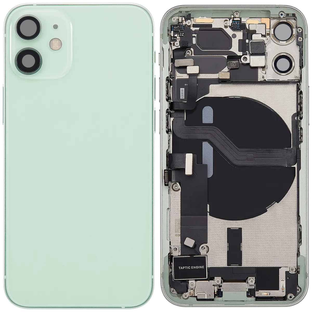 iPhone 12 Mini için Kasa Full Set Şarj Bağlantı Noktası Üstünde (Yeşil) iPhone 12 Mini için Kasa Full Set Şarj Bağlantı Noktası Üstünde (Yeşil)