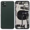 iPhone 11 Pro Max Kasa Full Set için Önceden Takılmış Küçük Bileşenlerle Arka Muhafaza (Gece Yarısı Yeşili)