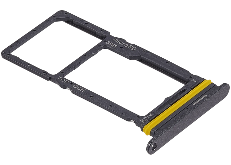 Samsung Galaxy A17 4G Sim Kart Tepsisi Sim Kart Yer A17 4G (A175 / 2025) (Premium) (Black)