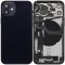 iPhone 12 Mini için Kasa Full Set Şarj Bağlantı Noktası Üstünde (Siyah)