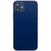 iPhone 12 için Kasa Full Set Şarj Bağlantı Noktası Flex ve Küçük Parçalarla Arka Muhafaza (AB / Global Versiyon) (Mavi)
