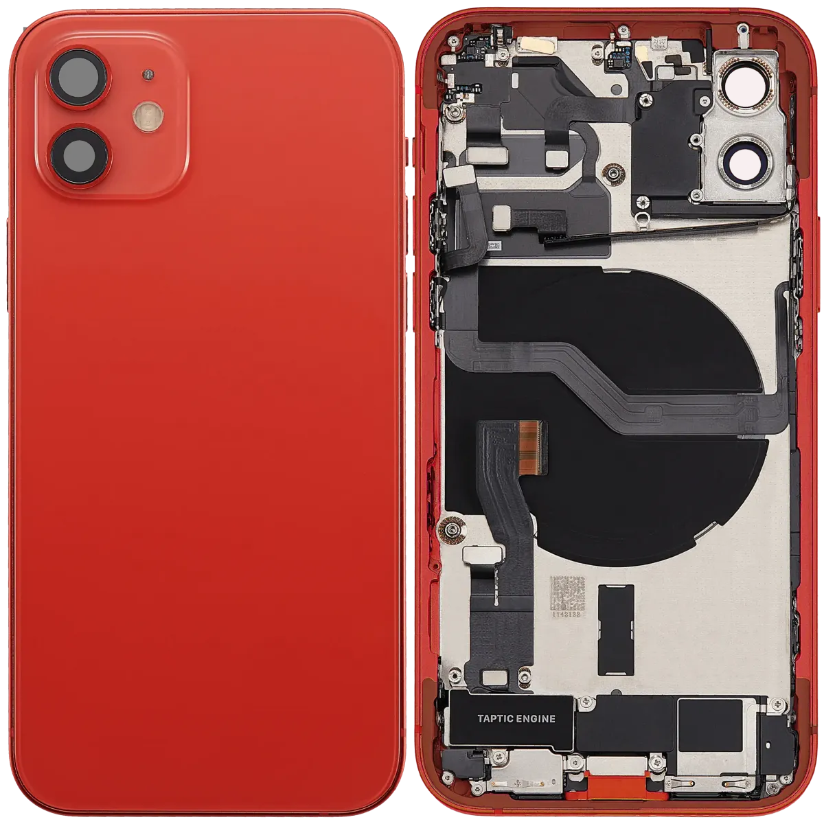 iPhone 12 için Kasa Full Set Şarj Bağlantı Noktası Flex ve Küçük Parçalarla Arka Muhafaza (AB / Global Versiyon) (Kırmızı) iPhone 12 için Kasa Full Set Şarj Bağlantı Noktası Flex ve Küçük Parçalarla Arka Muhafaza (AB / Global Versiyon) (Kırmızı)