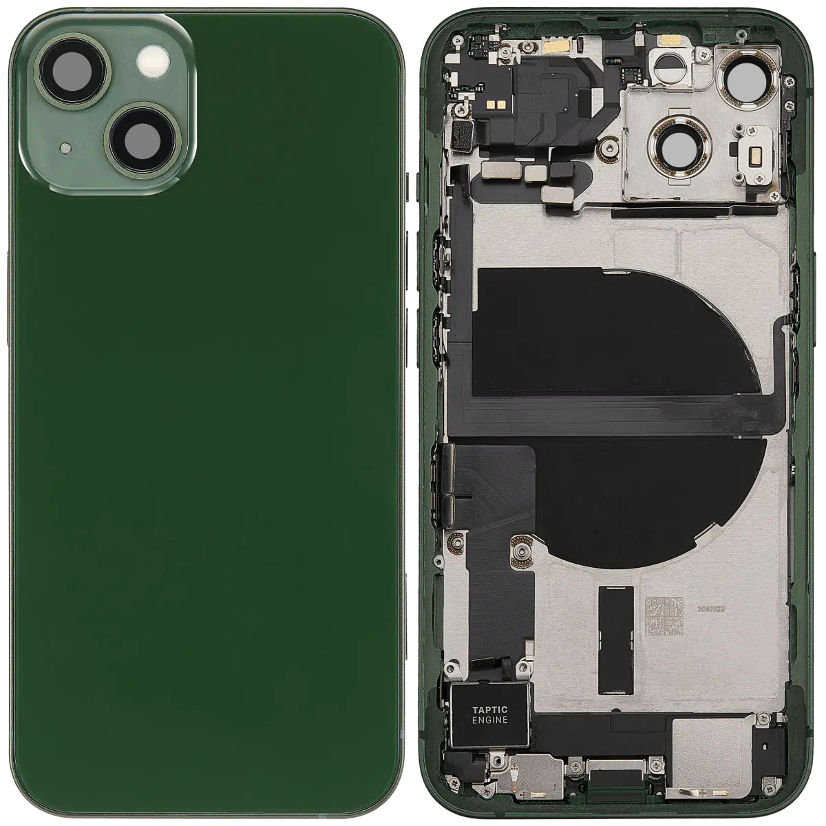 iPhone 13 için Şarj Bağlantı Noktası Flex ve Küçük Parçalarla Arka Muhafaza (ABD Versiyonu) (Kullanılan OEM Çekme: Sınıf B) (Yeşil) iPhone 13 için Şarj Bağlantı Noktası Flex ve Küçük Parçalarla Arka Muhafaza (ABD Versiyonu) (Kullanılan OEM Çekme: Sınıf B) (Yeşil)